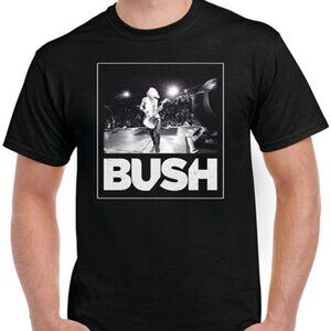 Bush On Stage Graphic Band T-Shirt Vintage Rock Tee Unisex T-shirt 94